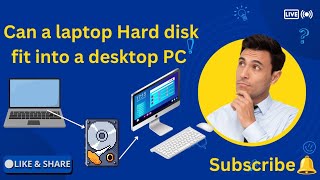 Laptop Hard Disk in Desktop Computer [upl. by Mccall]