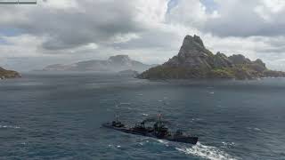 WOWS Low Tier Reini World of Warships worldofwarships wows premuim replay [upl. by Aynekal]