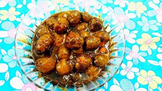 জলপাইয়ের মোরব্বা আচার রেসিপি  Jolpai er morobba achar recipe [upl. by Hoffer]