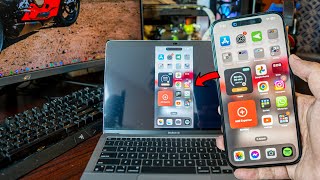 How To Mirror iPhone Display to Mac iOS 16 and MontereyVentura 2023 [upl. by Yeliab324]