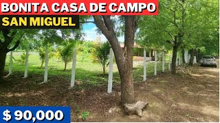 Casa de Campo en Venta en cantón Las Lomitas en San Miguel  El Salvador [upl. by Eberhart]