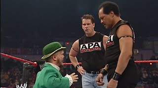 Hornswoggle vs Carlito amp Jonathan Coachman APA Helps Horswoggle WWE Raw December 3 2007 HD [upl. by Studdard]