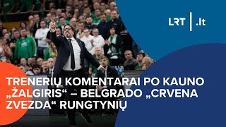 Komentarai po Kauno „Žalgiris“ – Belgrado „Crvena Zvezda“ rungtynių  20241030 [upl. by Acinonrev]