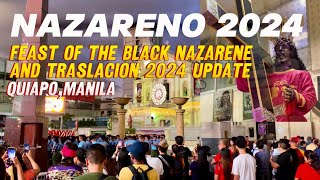 NAZARENO 2024  Feast of The Black Nazarene In Quiapo amp Traslacion 2024 Update In Quirino Grandstand [upl. by Loleta266]