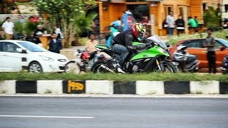 SUPERBIKES IN BANGALORE PART 1 SUPERBIKES FLYBYS IN BANGALORE  ZX10R amp Z800 [upl. by Hilary]