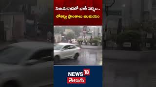 Heavy Rains in Vijayawada  AP Rains  Weather Updates  AP Weather Report  shorts  News18 Telugu [upl. by Fates]