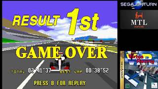 Virtua Racing Sega Saturn Emulated Arcade  Big Forest  241quot37  38quot52 [upl. by Idona]