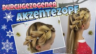 AKZENTE ZOPF durchgezogen🎀Haare mittellang🎀coole Mädchen ZöpfeampFrisuren [upl. by Reywas]