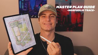 How To Draw A QUICK amp EASY Master Plan Using Morpholio Trace  A Landscape Architecture Tutorial [upl. by Enylodnewg99]