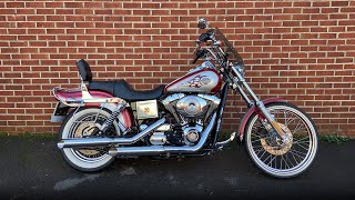 HarleyDavidson Dyna Wide Glide 06 Reg 8305 miles £8795 [upl. by Jodee34]