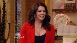 Lauren Graham on LIVE with Kelly and Michael April 29 2013 [upl. by Sirapal8]