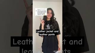 Stylish Leather Jacket amp Pants Outfit Ideas LeatherLook EdgyStyle FashionInspo OOTD StreetStyle [upl. by Dolan694]