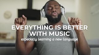 Language learning with music  The Earworms Method helps you learn a language anytime anywhere [upl. by Nauqas247]