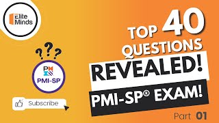 PMI SP Exam Frequently Asked Questions [upl. by Hamo]