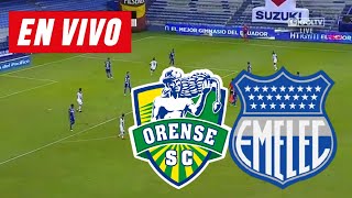 ORENSE VS EMELEC EN VIVO  LIGA PRO FECHA 4 [upl. by Ainyt]