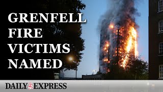 Grenfell tower fire Who were the 72 victims [upl. by Ahcas]