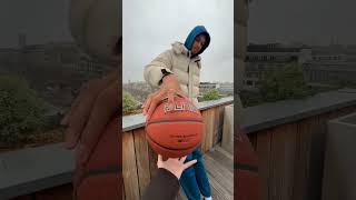 Wemby palming a basketball with two fingers nba [upl. by Ahtenek723]