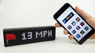 Review LaMetric Time  WiFi App enabled Smart clock [upl. by Veedis]