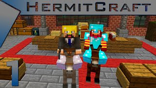 HermitCraft Vanilla  Ep 1  Welcoming Biffa [upl. by Grishilde]