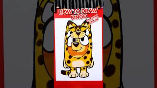 How to draw Bingo wearing cheetah onesie 🦓🐆 artforkidshub howtodraw [upl. by Aihsat]