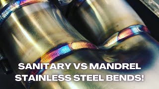 Tig Welding 304 Stainless Steel Bends Should You Use Mandral or Sanitary [upl. by Fleta]