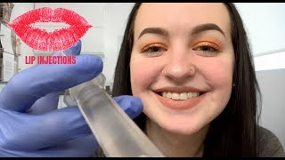 ASMR Lip Injections Realistic amp Relaxing [upl. by Rooker]