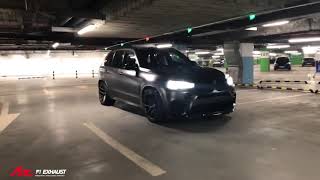 NEW  BMW F85 X5M all matte black AK47 Sound [upl. by Ithsav434]