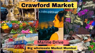 Crawford Market  Big wholesale Shopping Market Mumbai  cheapest Price  Marine Drive [upl. by Woods]