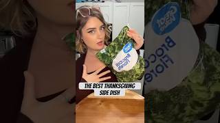 The BEST Thanksgiving Side Dish Broccoli Cheese Casserole recipe thanksgivingrecipes cookwithme [upl. by Lemhaj]