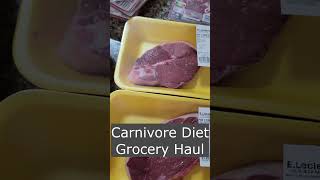 Carnivore Diet Grocery Haul weightloss carnivorediet ketocarnivore healthylifestyle carnivore [upl. by Isiahi]