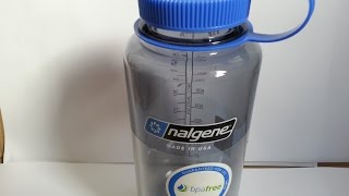 Nalgene Wide Mouth Grey Tritan Water Bottle 32 Oz 1L [upl. by Eiroj]