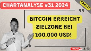 312024 CHARTANALYSE Gold Silber Bitcoin Ethereum  quotBitcoin erreicht Zielzone bei 100000 USDquot [upl. by Erkan]