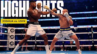 Oleksandr Usyk vs Anthony Joshua 1 FIGHT HIGHLIGHTS [upl. by Oranneg]