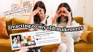 Reacting To  Rating My Old Makeovers On YouTube SO EMBARRASSING [upl. by Sammer]