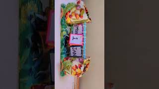 Diy cardboard penholder with calendar  recycle waste material cardboardcraft penholder recycle [upl. by Ycnaffit865]