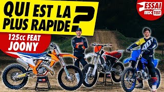 COMPARATIF 125 CROSS 2022  YAMAHA 125 YZ vs KTM 125 SX vs FANTIC 125 XX [upl. by Anglo454]