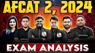 AFCAT 2 2024 Complete Exam Analysis 😲  AFCAT 2 Most Accurate Answer Key amp Solution🤩 [upl. by Suhail958]