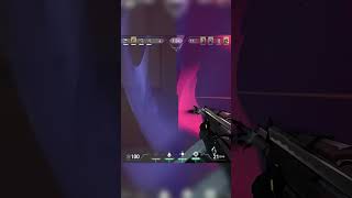 Two one taps on same head with ghost 😂 valorant gaming skillissue aim headshot ascendant [upl. by Enisamoht]