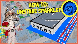 Quick Guide  Unstake Your Sparklet From Your Upland Metaverse Factory [upl. by Pan]