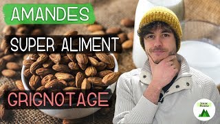 Les AMANDES  Super aliment  CALCIUM PROTÉINE SPORT COLLATION [upl. by Kram368]