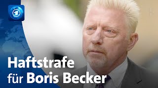 Boris Becker zu Haftstrafe verurteilt [upl. by Dee]