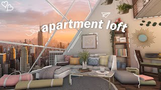 Bloxburg Apartment Loft  Speedbuild No Transform Gamepass [upl. by Schoenfelder243]