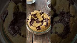 Easy Chocolate Chip Cookie Dough Baked Oats [upl. by Nireil]