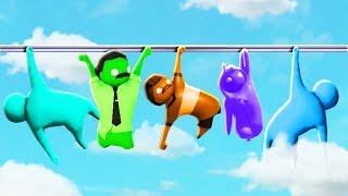 FALL 1000 FT IF YOU LET GO The Pals play Gang Beasts [upl. by Consuela775]