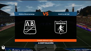 Atletico Bucaramanga vs América de Cali ● Copa Colombia 2024 ● Pes 2021 [upl. by Lodie]