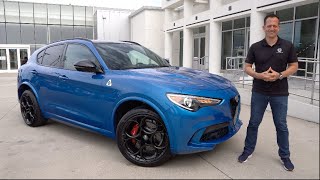 Is the 2022 Alfa Romeo Stelvio Quadrifoglio a better SUV than a BMW X3 M [upl. by Hussey]