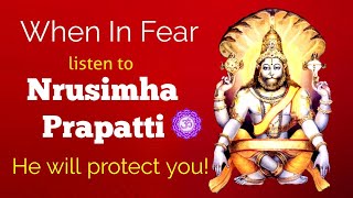 Sri Nrusimha Prapatti  Lord Narasimhas most powerful mantra  21 Times  Maha Mantra [upl. by Yodlem846]