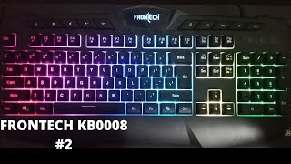 quotFRONTECH GAMING KEYBOARD  KB0008quot [upl. by Yadrahc]