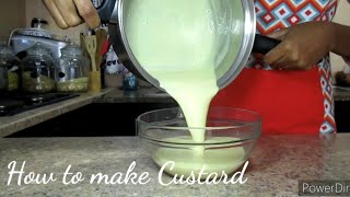 Vanilla custard with custard powder  moirs custard powder recipe Easy [upl. by Marcelline]