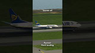 Ryanair  Hard landing [upl. by Karlow]